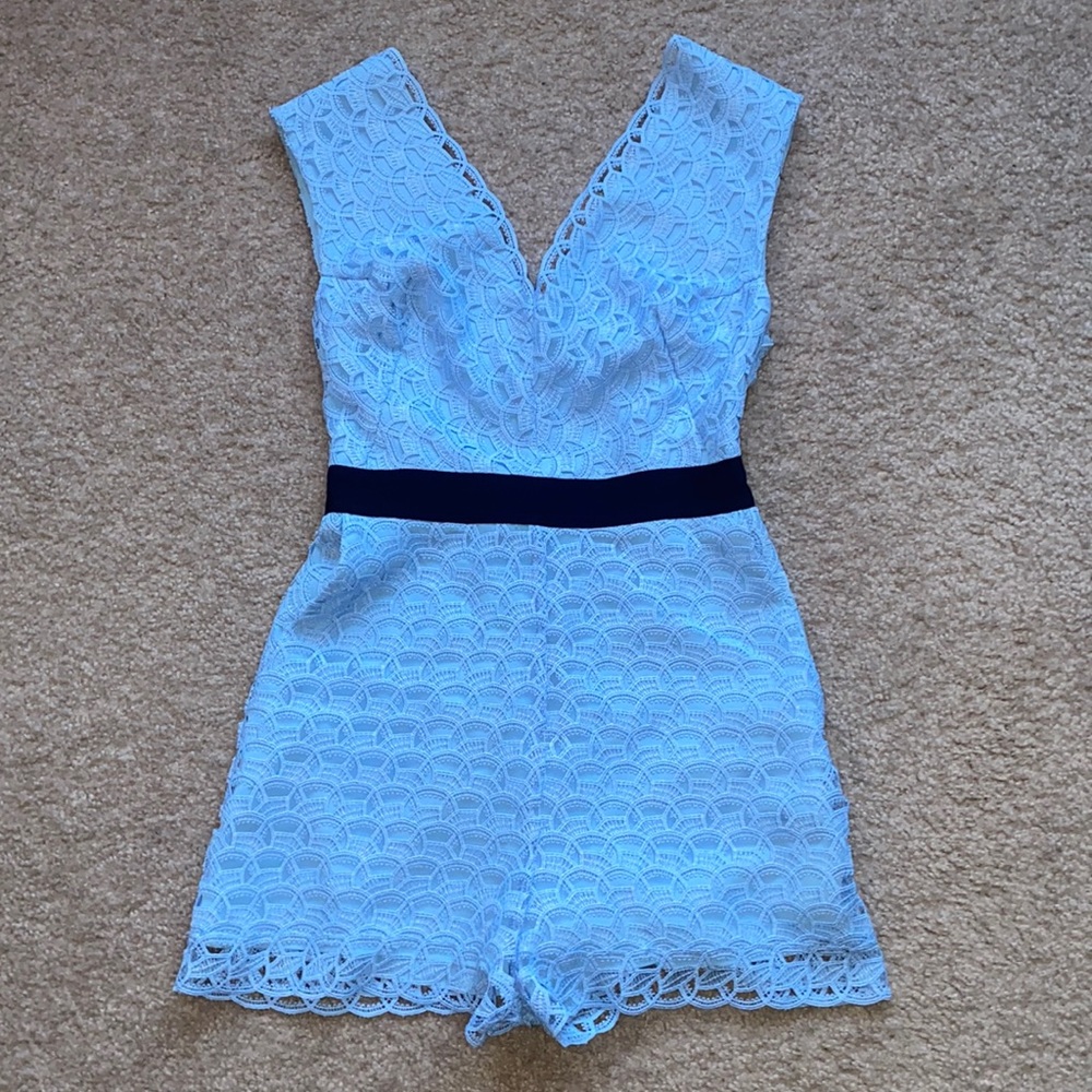 Periwinkle blue SANDRO paris romper size 2